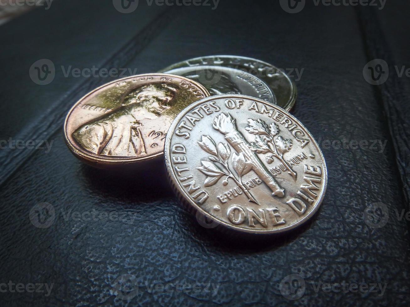 US COIN MONEY, CURRENCY, CONCEPT, BUSINESS photo