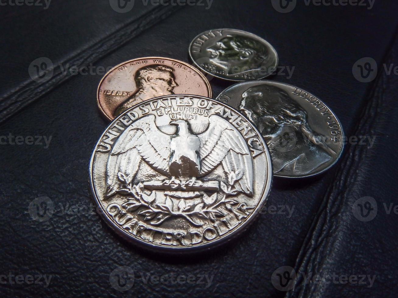 US COIN MONEY, CURRENCY, CONCEPT, BUSINESS photo