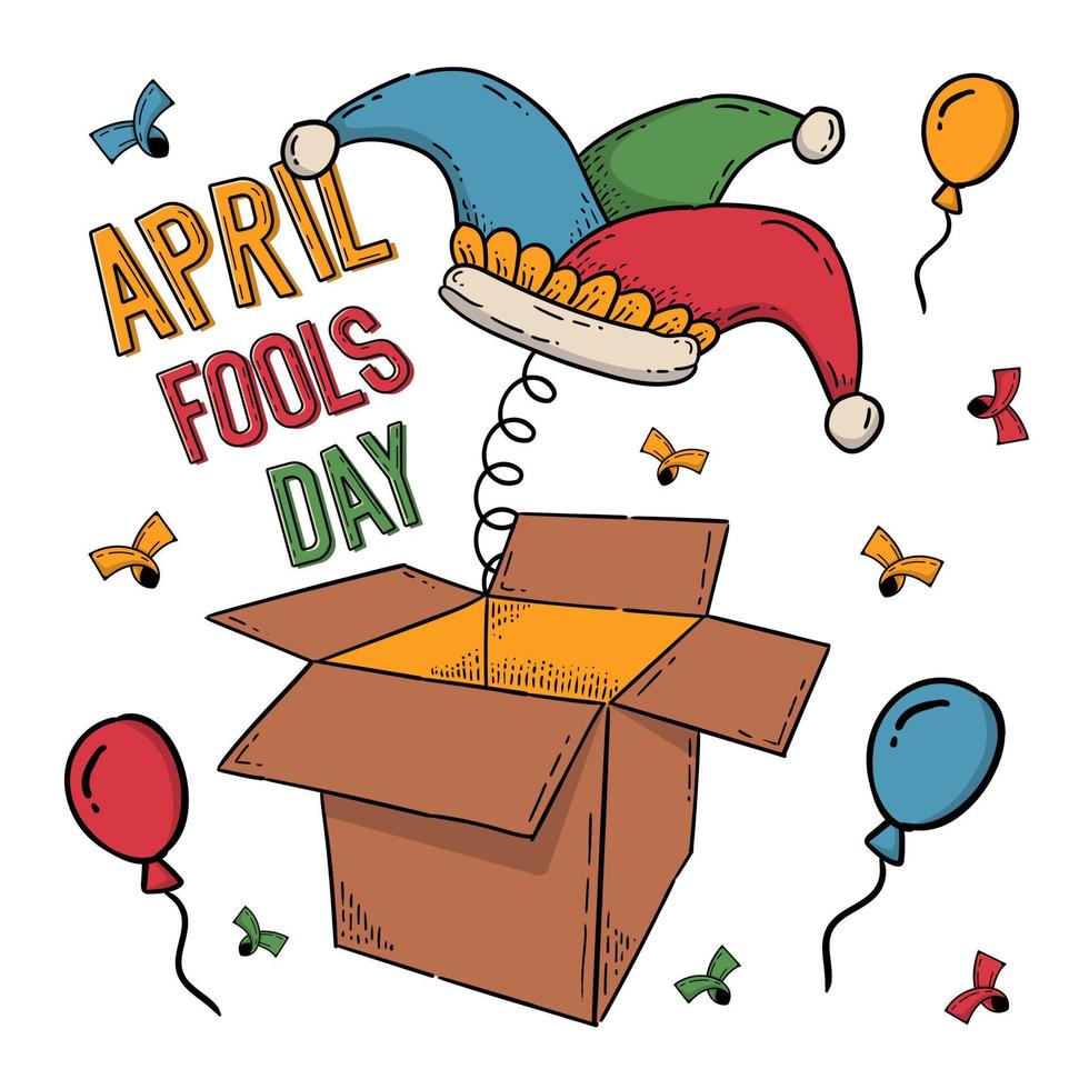 April Fools' Day vector