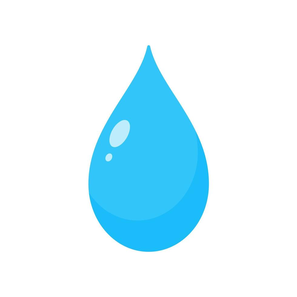 gotas de agua limpia concepto de conservación de agua en el día mundial del agua vector