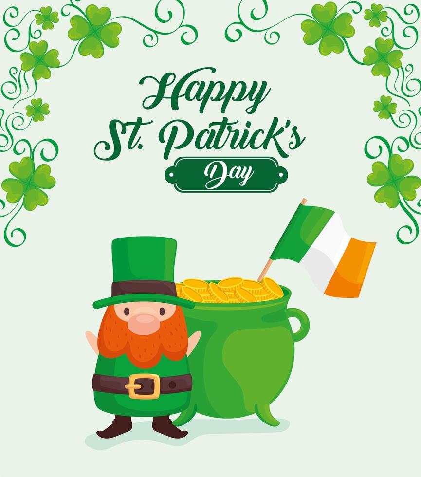 card for st patricks day vector