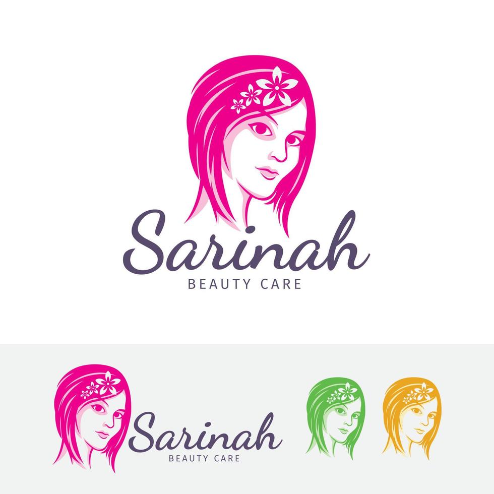 Woman vector logo design