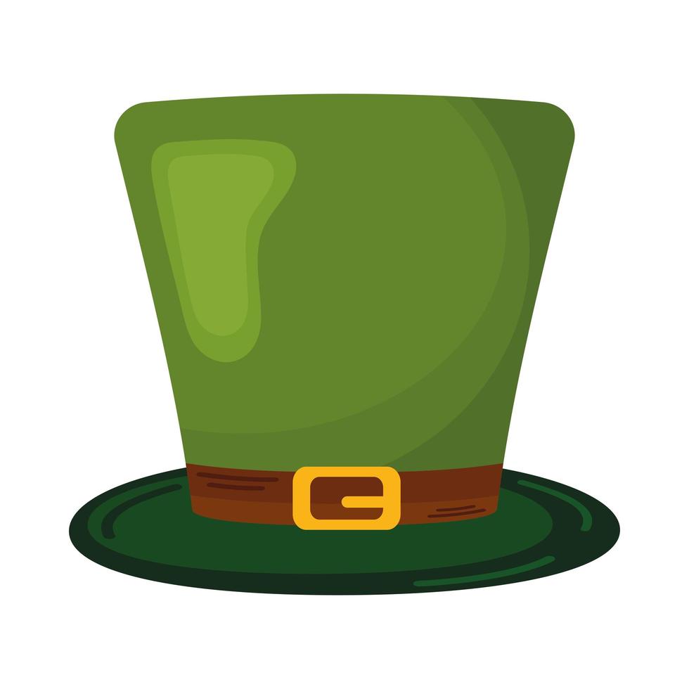 green leprechaun top hat vector