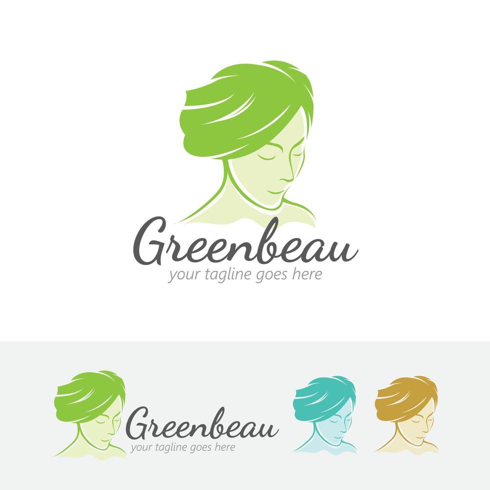 Beauty concept logo design vector