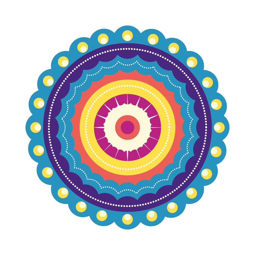 rangoli culture india vector