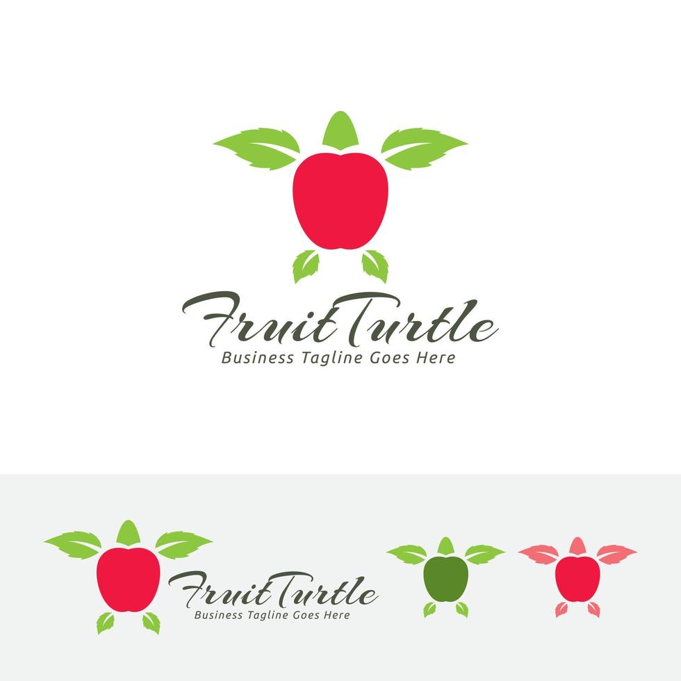 Fruit logo design template vector