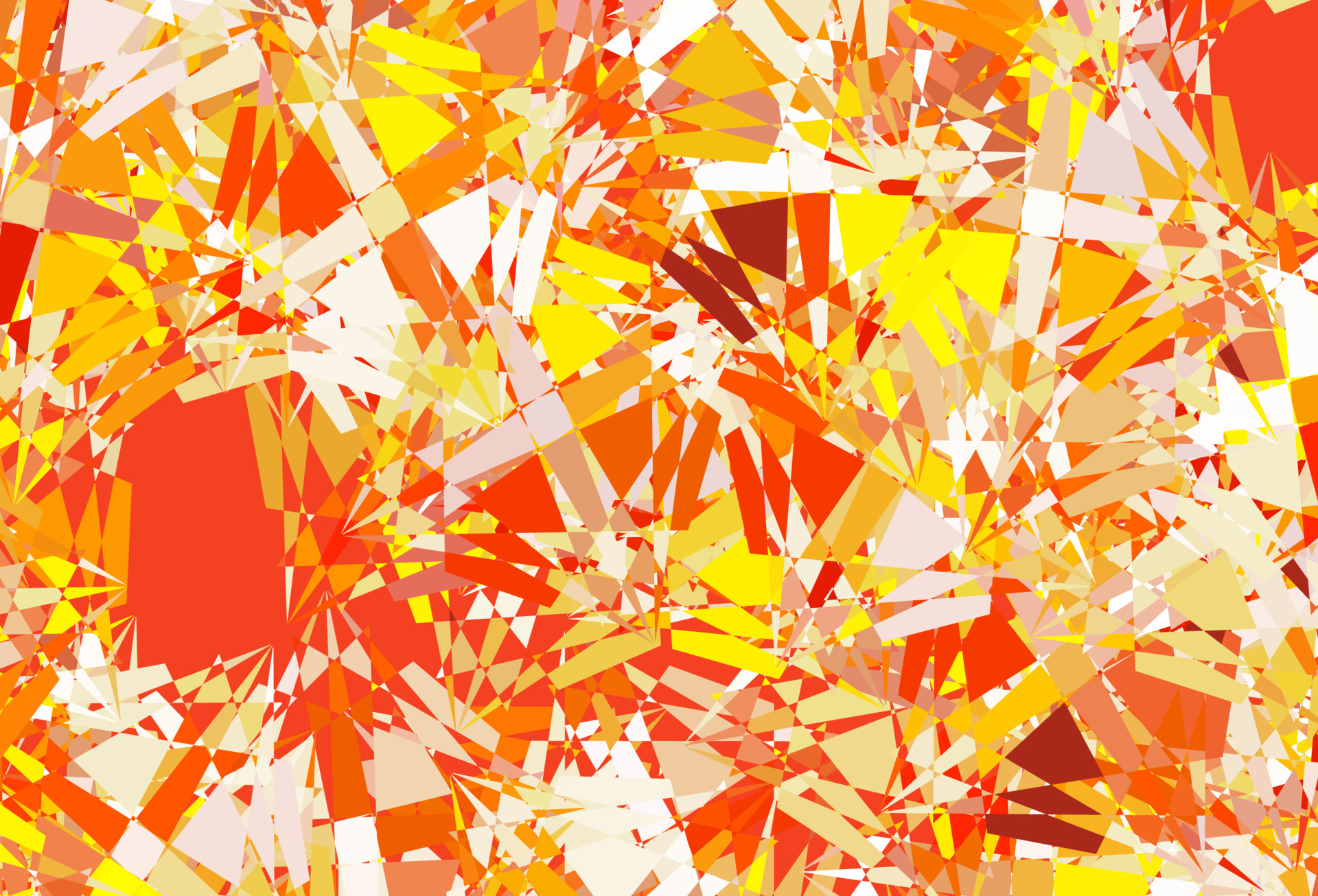 Dark Yellow vector layout with triangle forms. 6198543 Vector Art at
