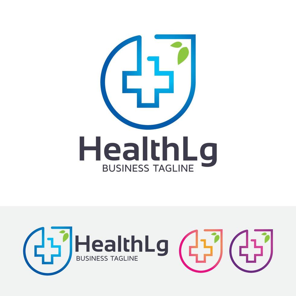 Health medic vector logo design template