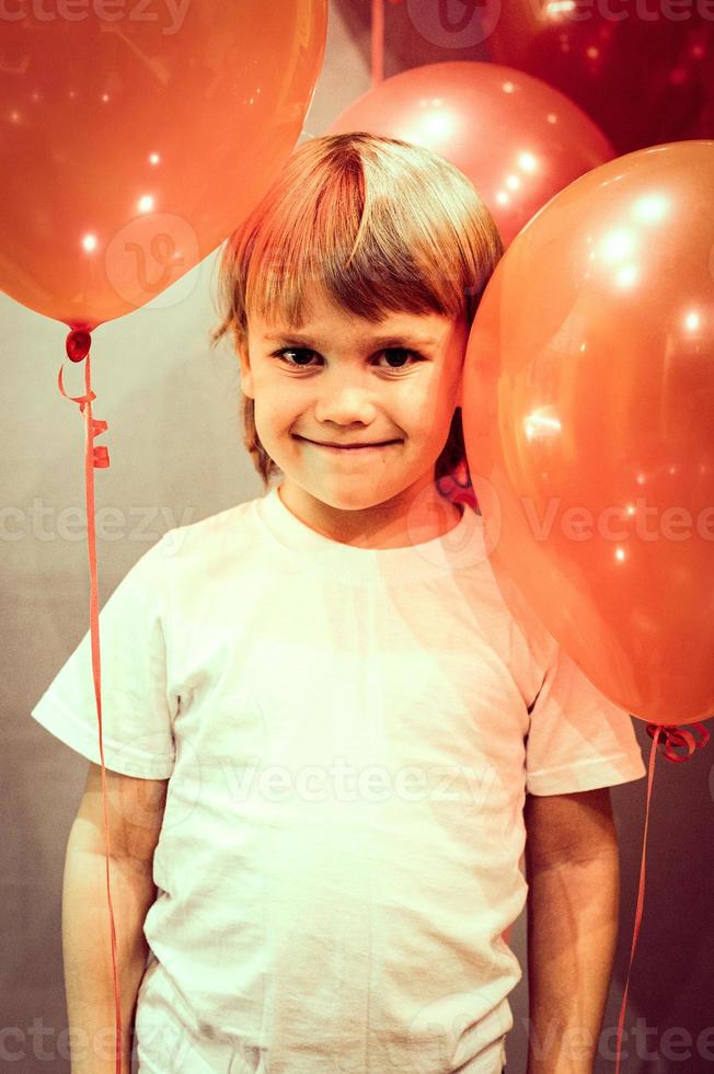 kid balloons birthday home photo