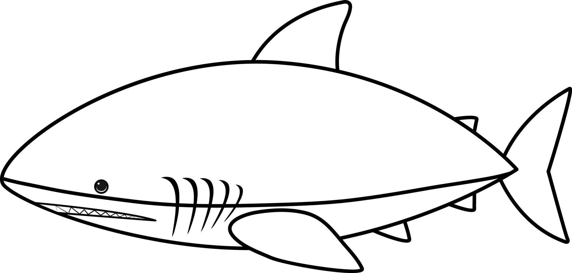 Black and white doodle character vector