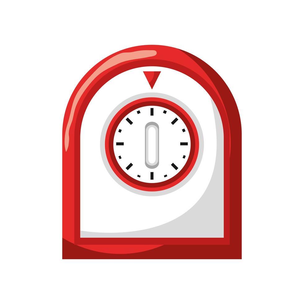 kitchen clock timer vector