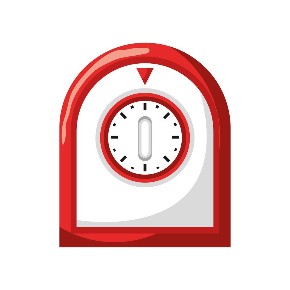 kitchen clock timer vector