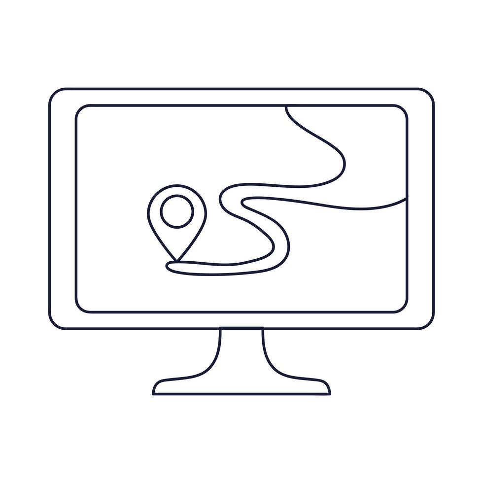 linear computer navigation pointer vector