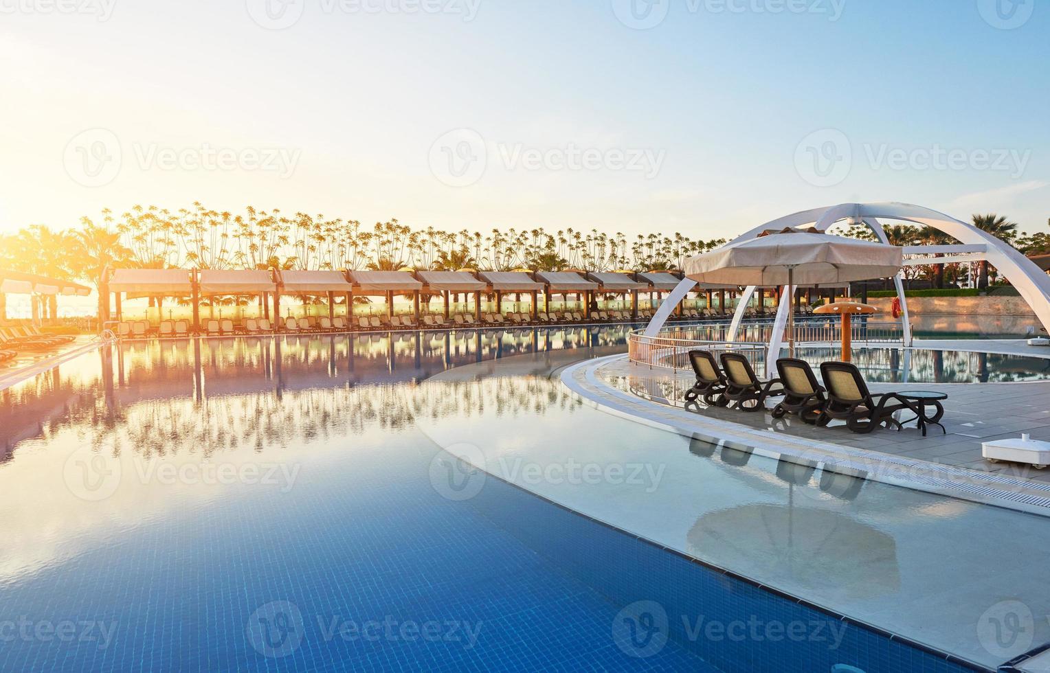 Type entertainment complex. The popular resort with pools and water parks in Turkey with more than 5 million visitors a year. photo