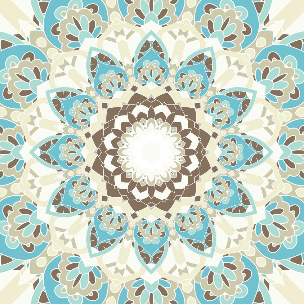 decorative background with ethnic style pattern design vector