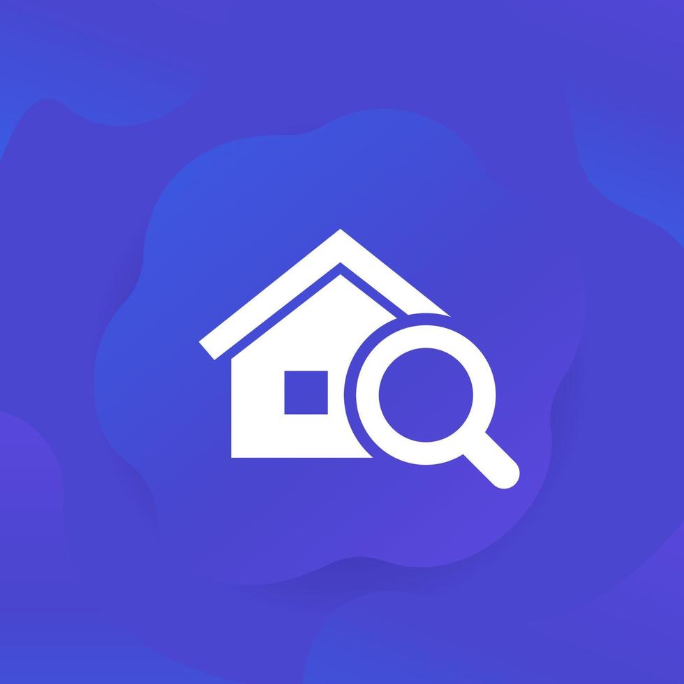 house or home search icon vector