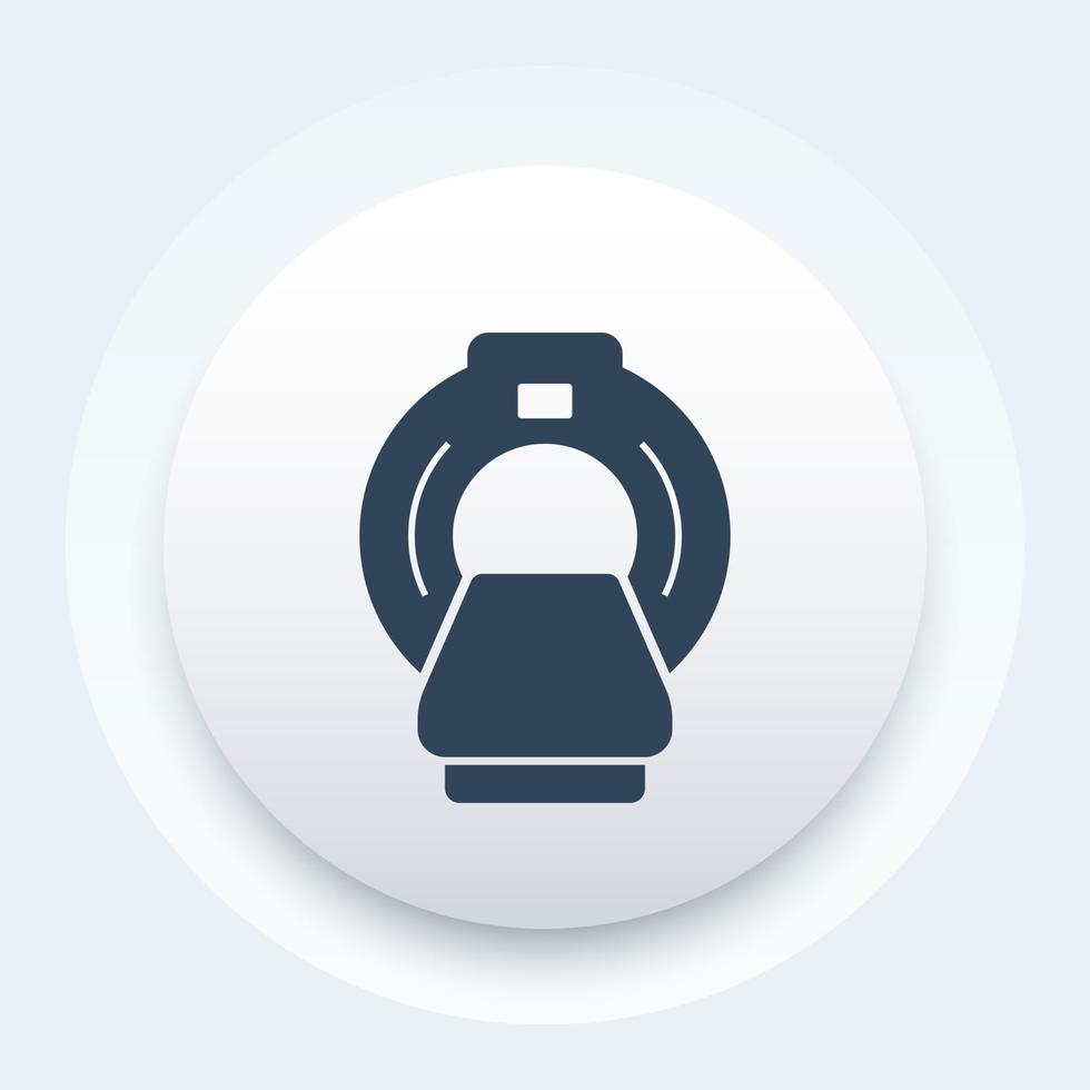 MRI scanner icon vector