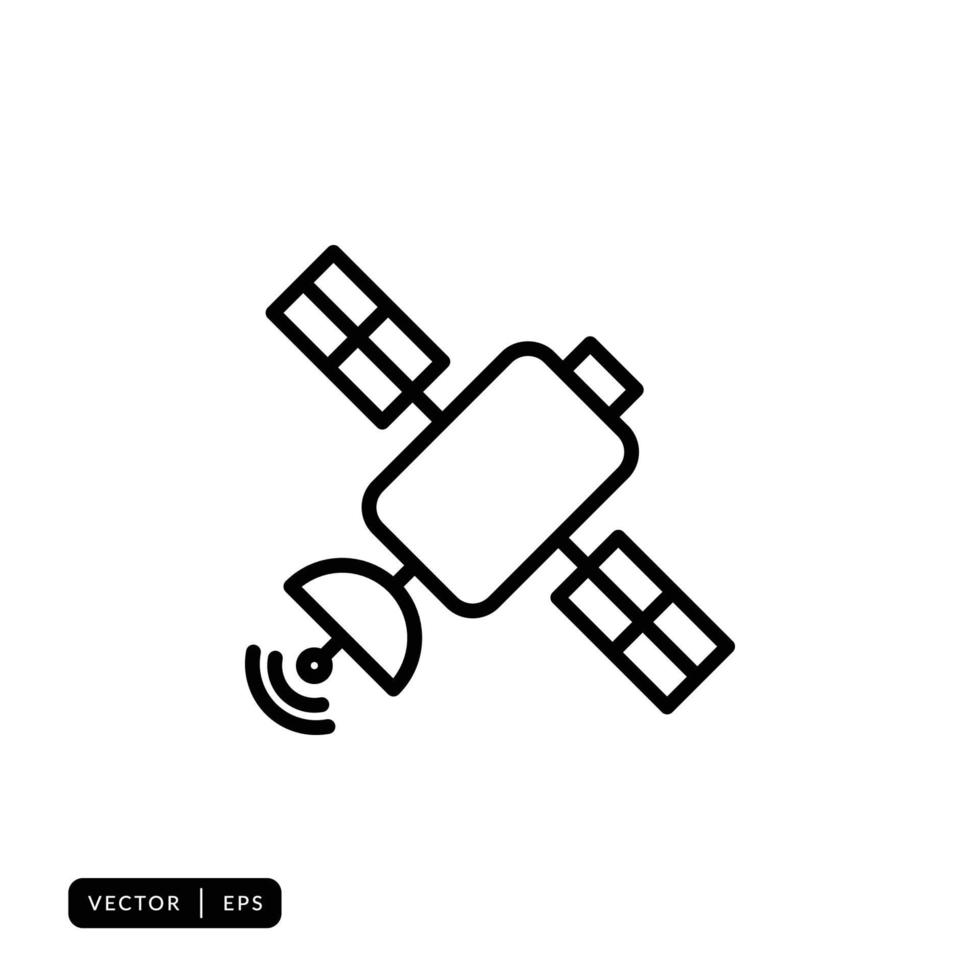 Satellite Icon Vector - Sign or Symbol