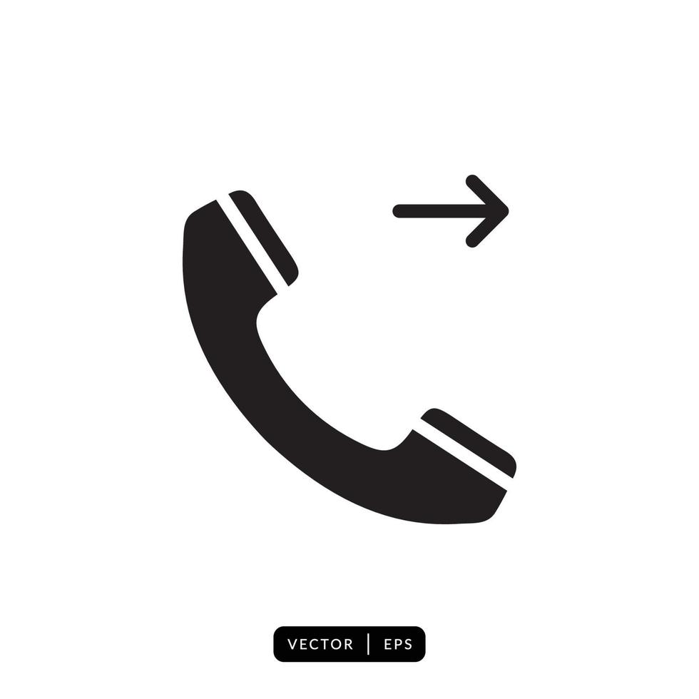 Telephone Icon vector - Sign or Symbol