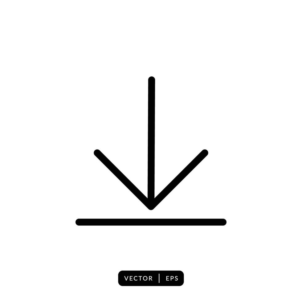 Download Icon Vector - Sign or Symbol