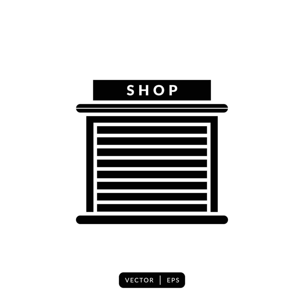 Shop Icon Vector - Sign or Symbol