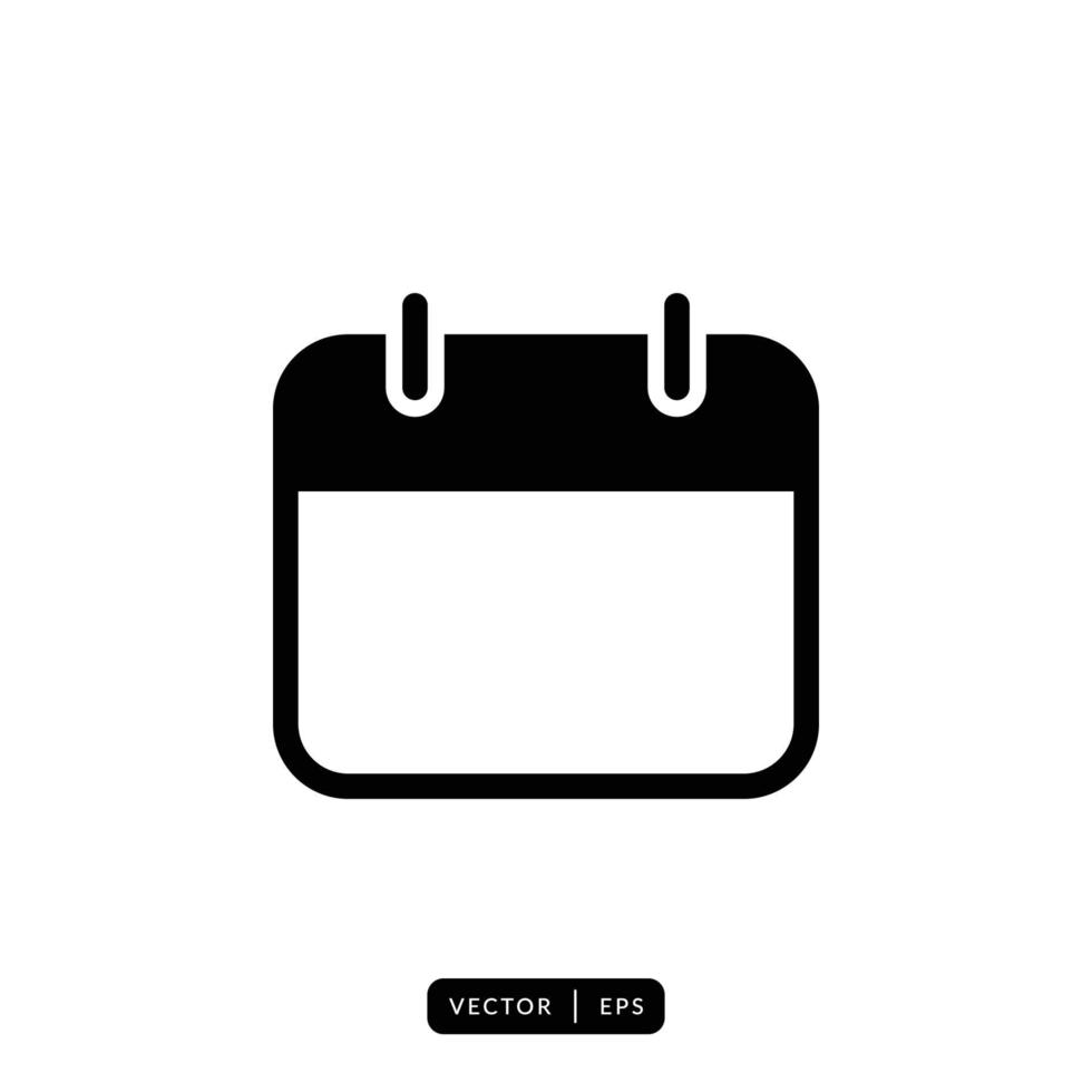 Calendar Icon Vector - Sign or Symbol