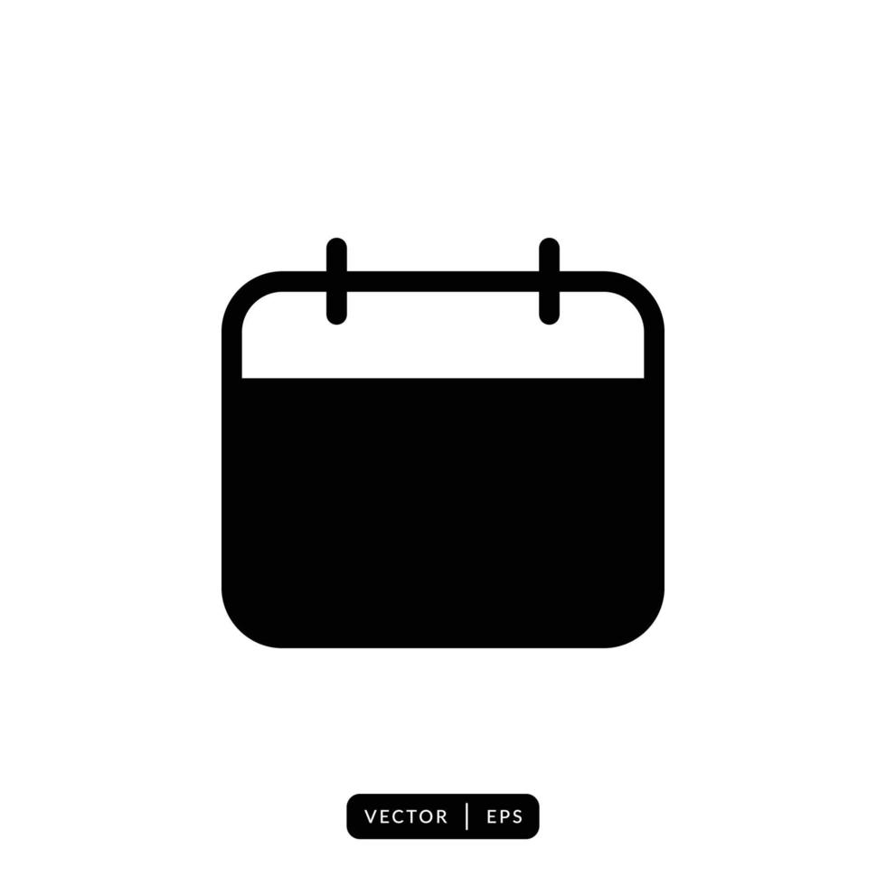 Calendar Icon Vector - Sign or Symbol