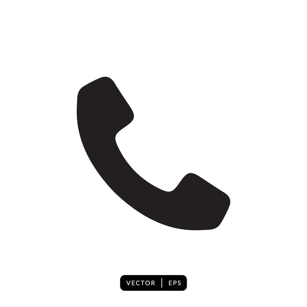 Telephone Icon vector - Sign or Symbol