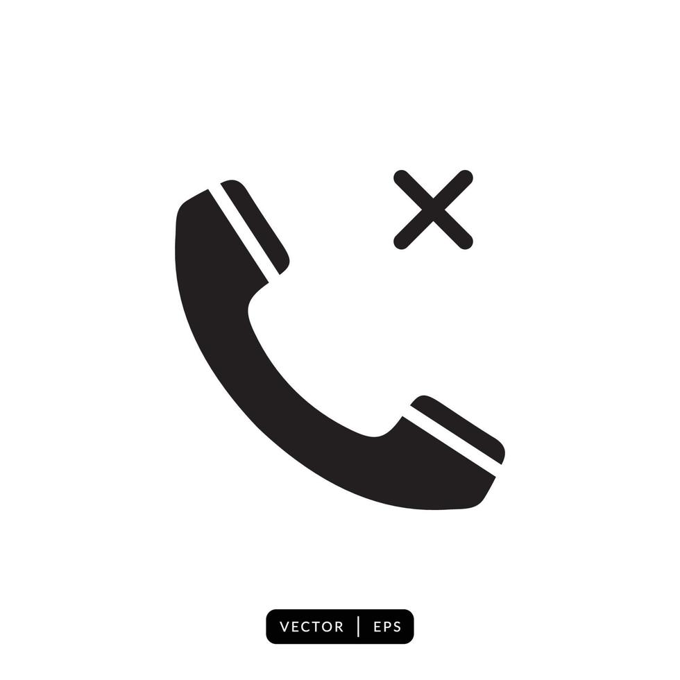 Telephone Icon vector - Sign or Symbol