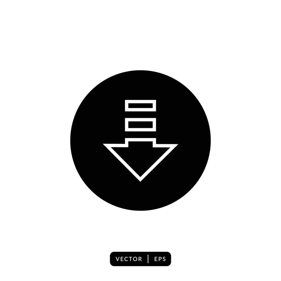 Download Icon Vector - Sign or Symbol