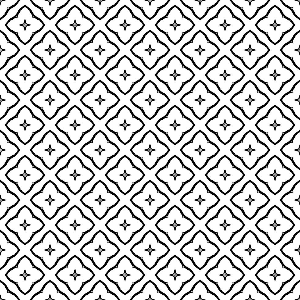 Black and white surface pattern texture. Bw ornamental graphic design. Mosaic ornaments. Pattern template. vector