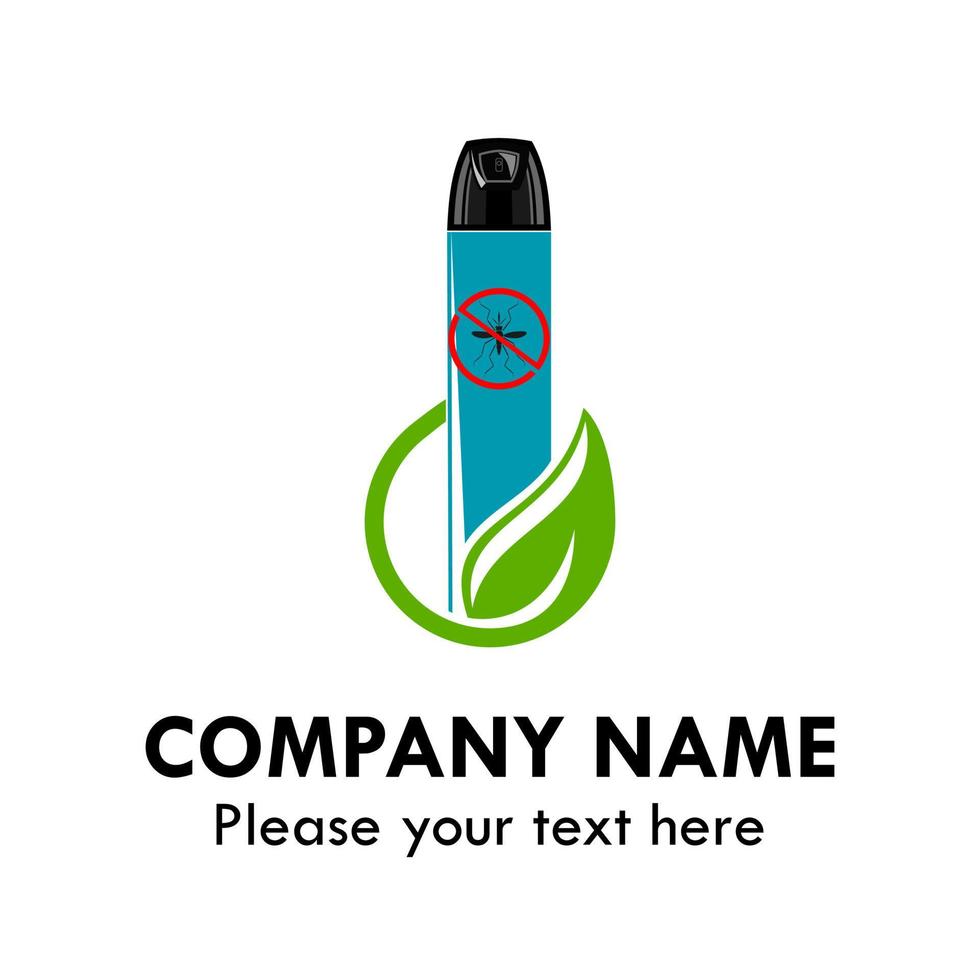 Insect Repellent logo template illustration. vector