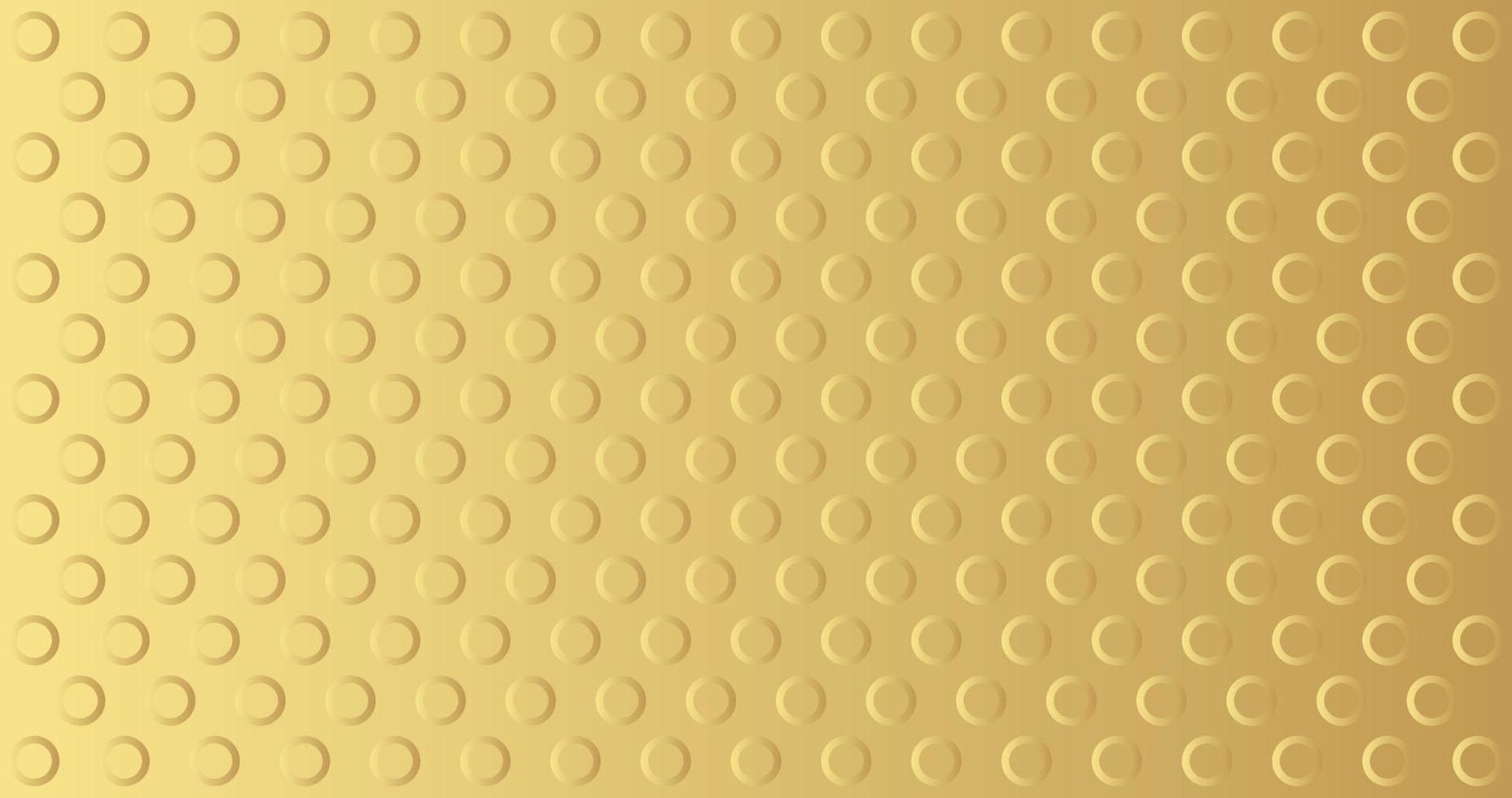 Gold polka dots pattern, colorful holiday background - vector abstract background