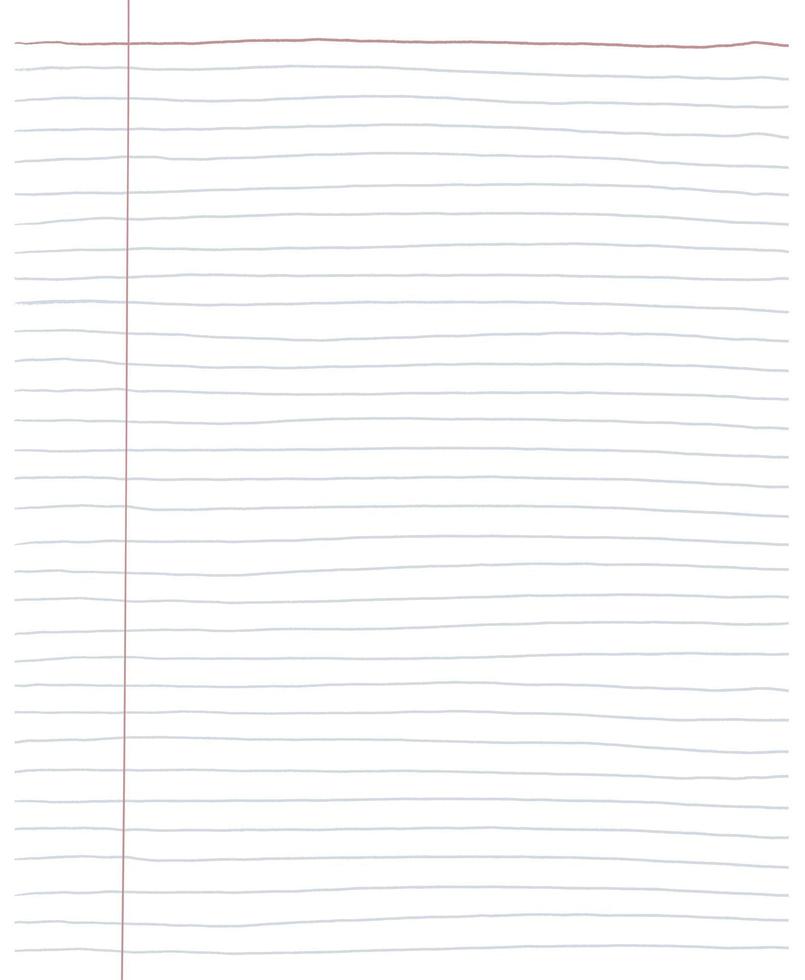 Blank white worksheet exercise book, Squared paper, hand drawn design, Vector EPS 10 illustration