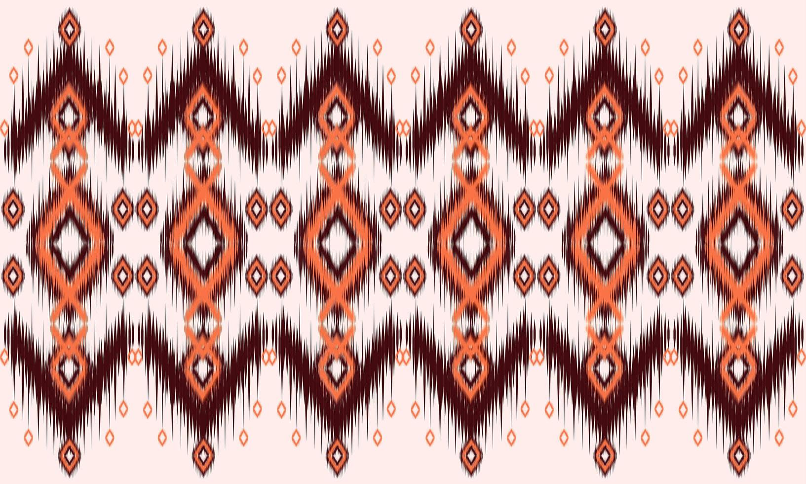 diseño tradicional de patrón oriental étnico geométrico para fondo, alfombra, papel tapiz, ropa, envoltura, batik, tela, estilo de bordado de ilustración vectorial. vector