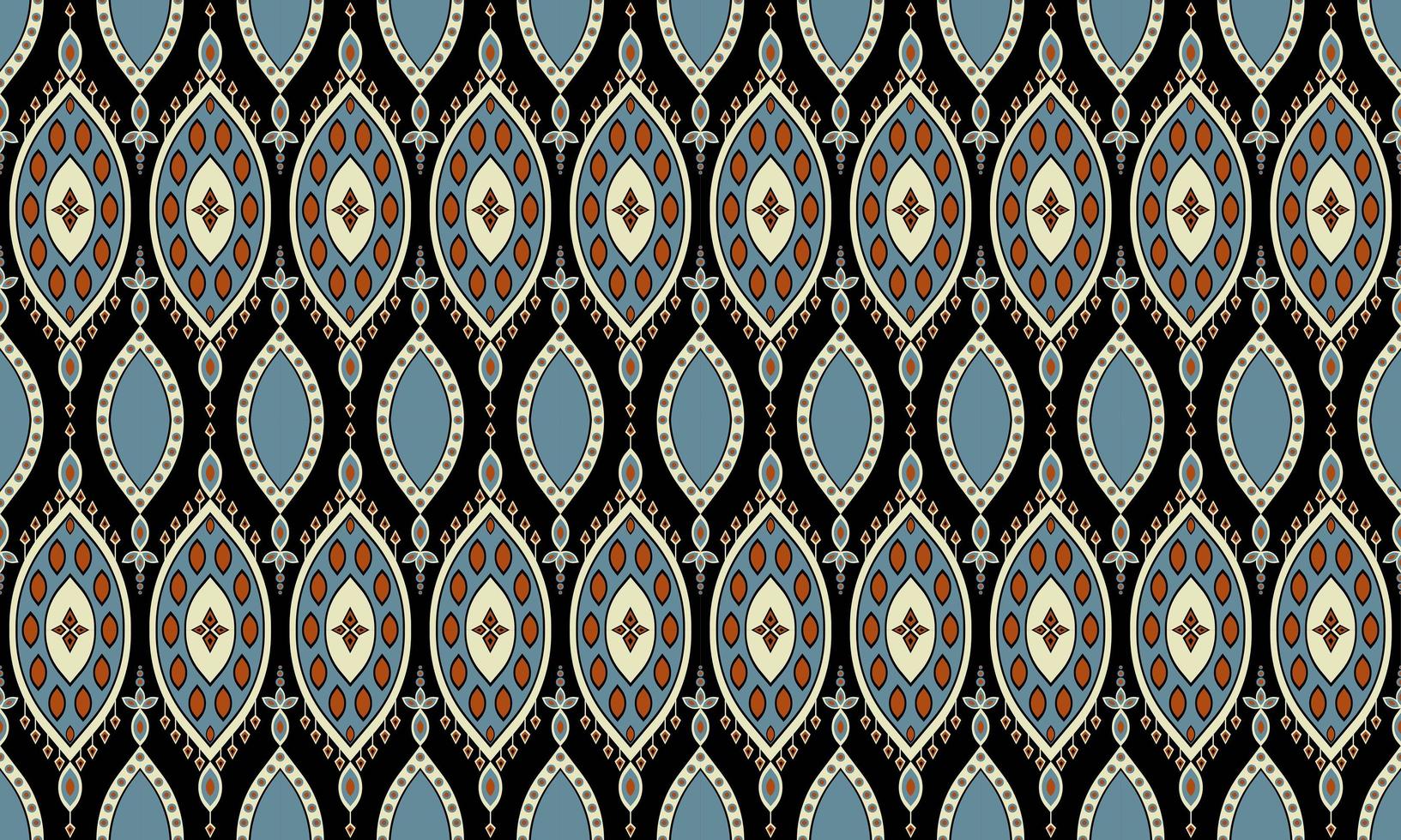 Geometric ethnic pattern embroidery .carpet,wallpaper,clothing,wrapping,batik,fabric,Vector illustration embroidery style. vector