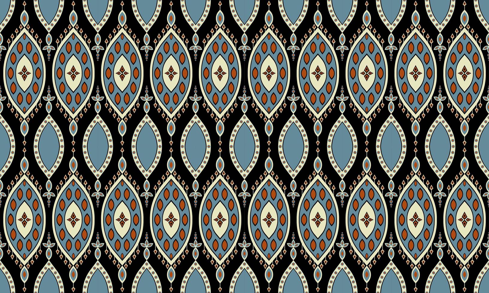 Geometric ethnic pattern embroidery .carpet,wallpaper,clothing,wrapping,batik,fabric,Vector illustration embroidery style. vector