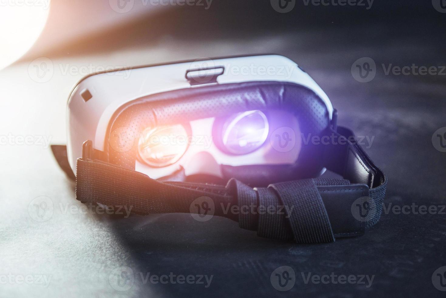 Virtual reality glasses isolated photo