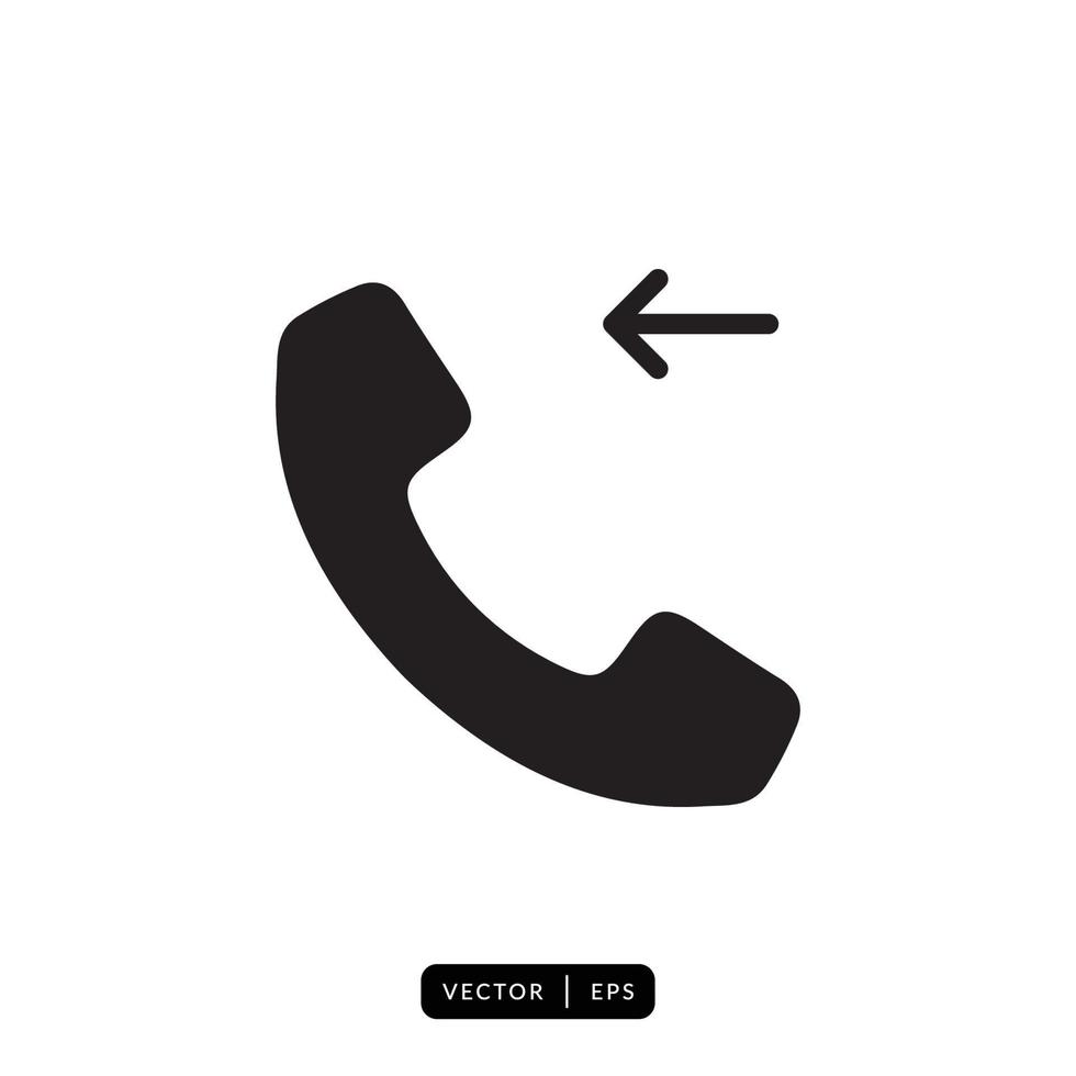 vector de icono de teléfono - signo o símbolo