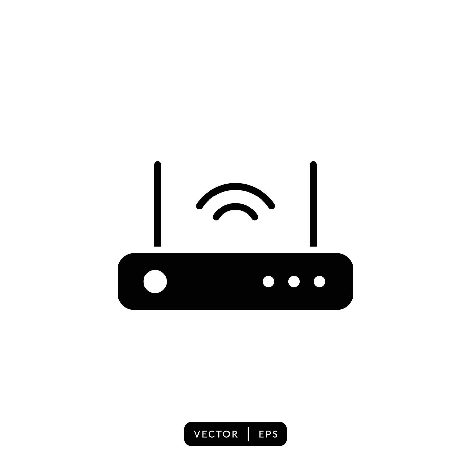 Router Icon Vector Sign or Symbol 6203554 Vector Art at Vecteezy