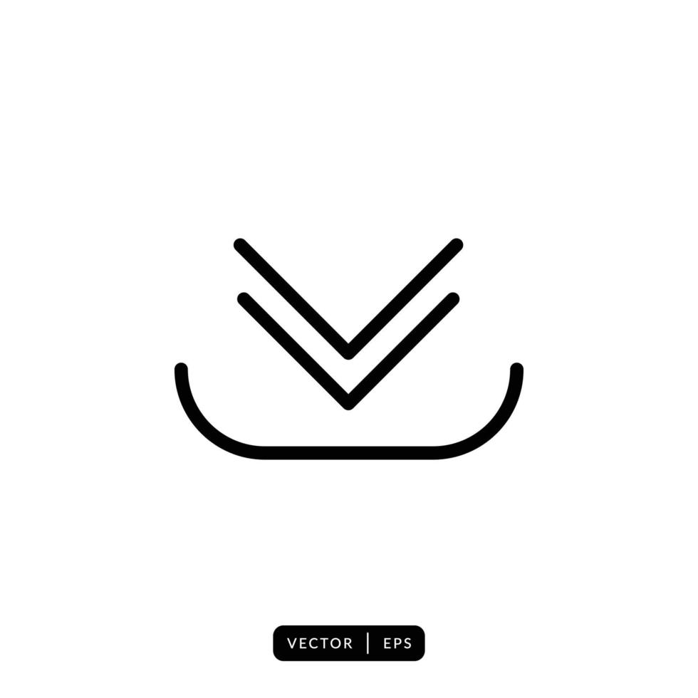 Download Icon Vector - Sign or Symbol