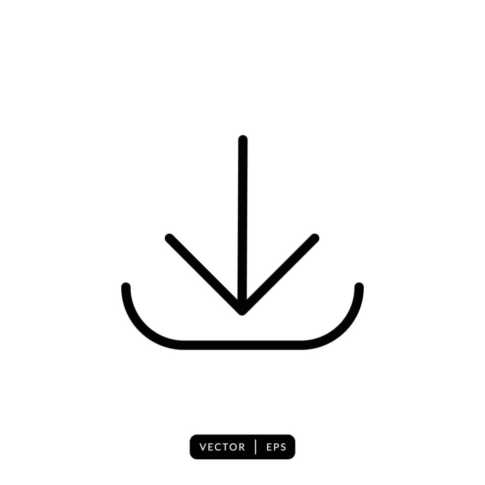 Download Icon Vector - Sign or Symbol