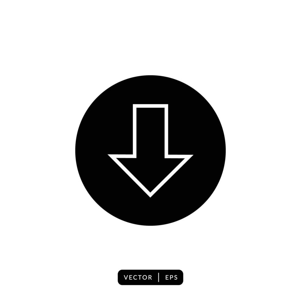 Download Icon Vector - Sign or Symbol