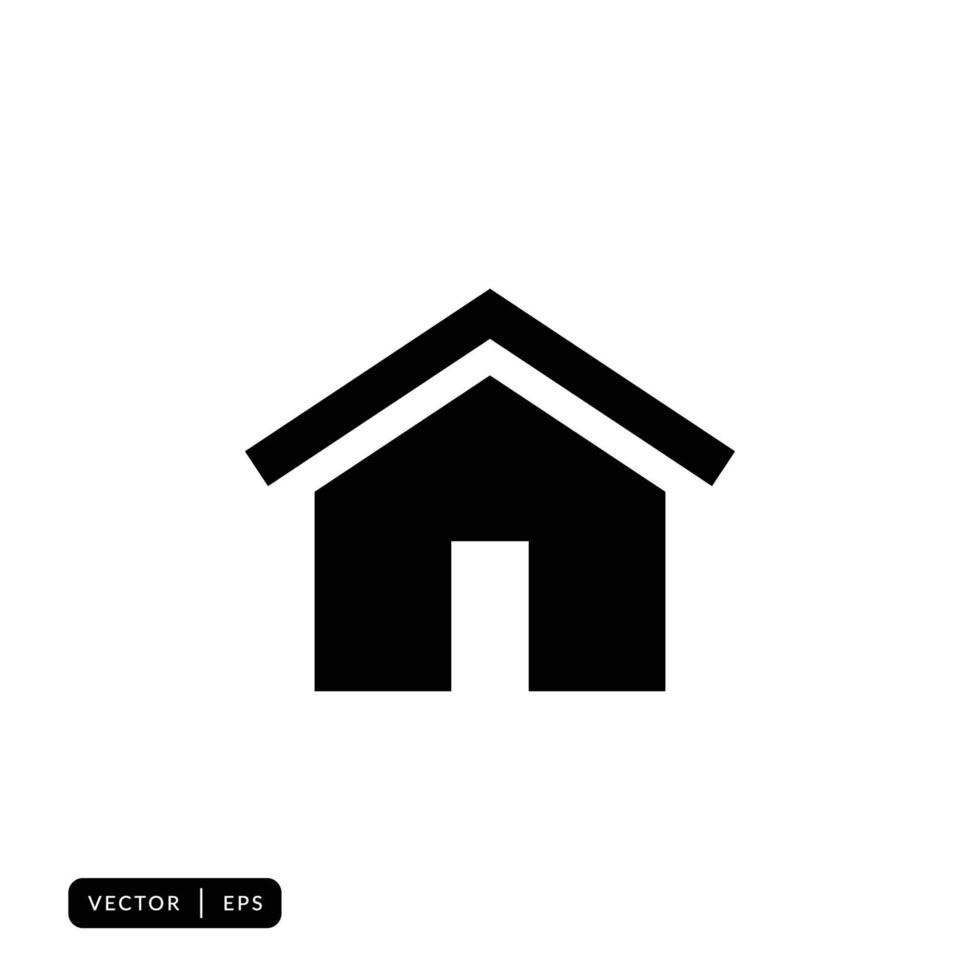 Home Icon Vector - Sign or Symbol