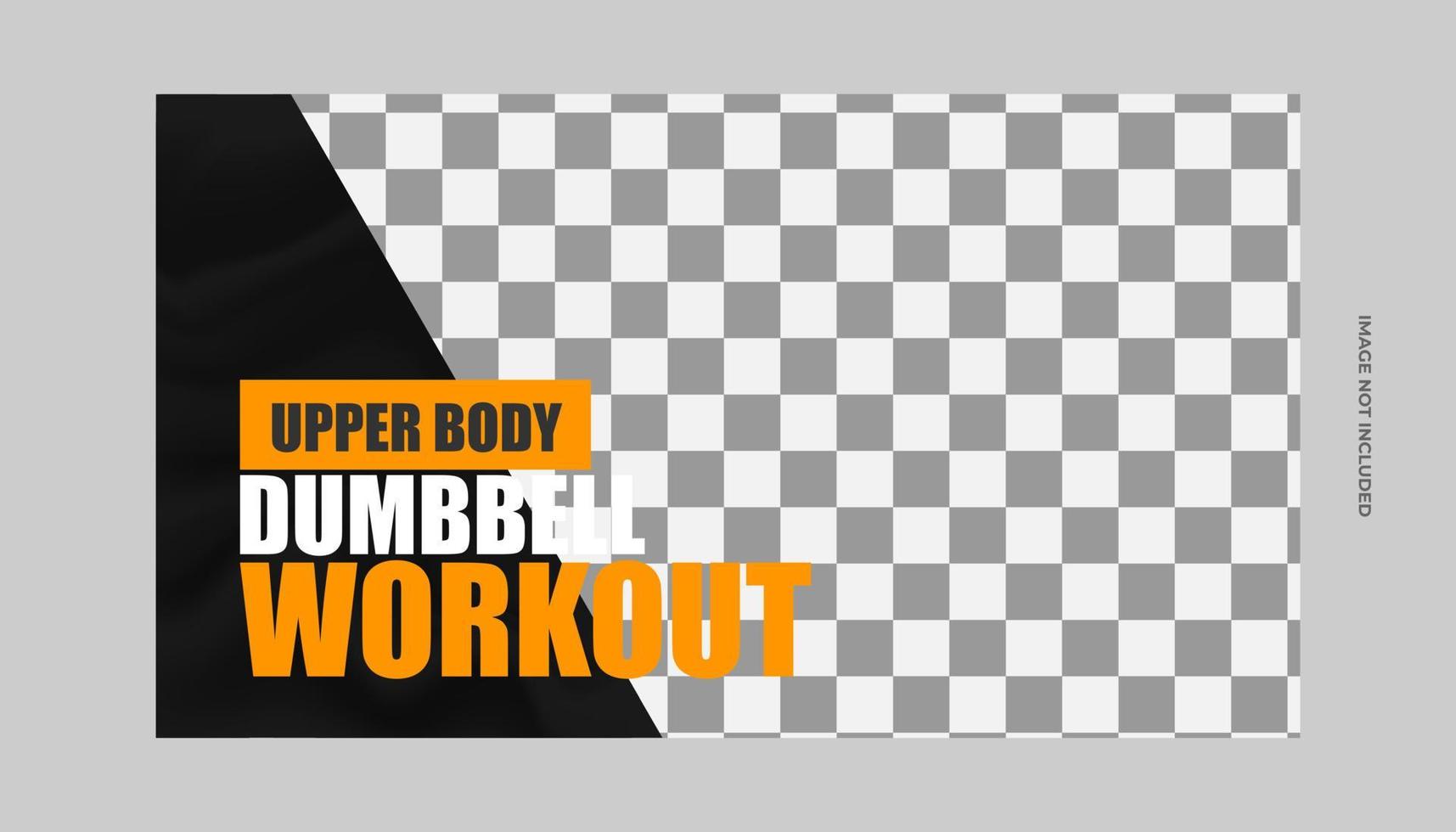 modern strong creative social media post for gym and fitness center. vector