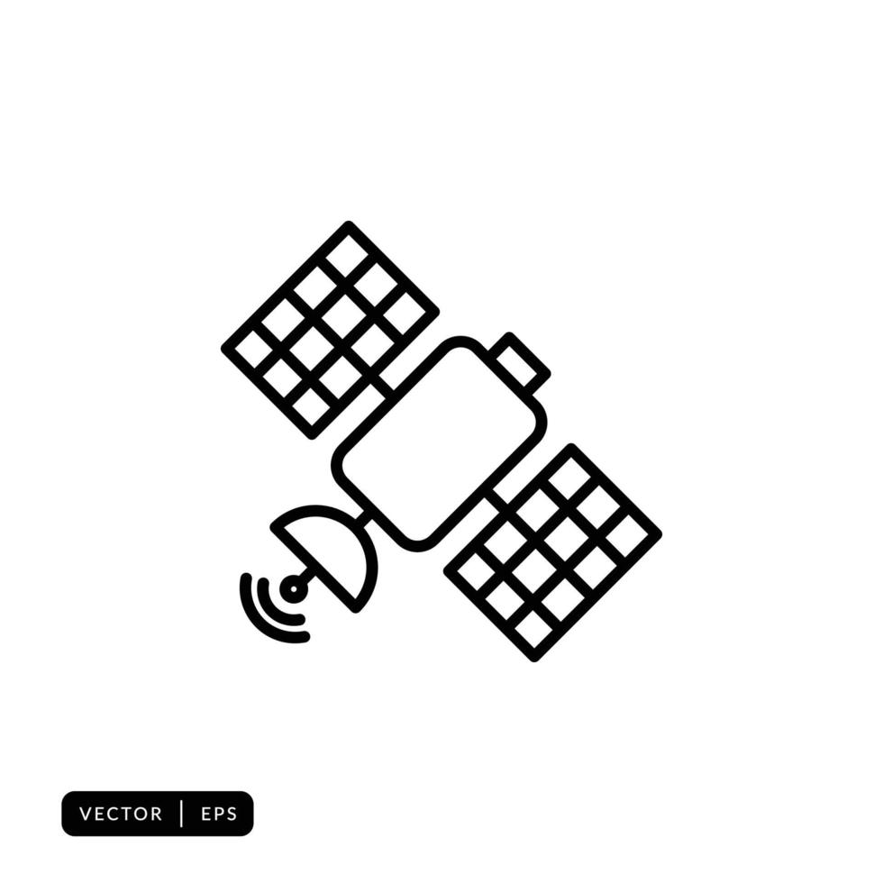 Satellite Icon Vector - Sign or Symbol