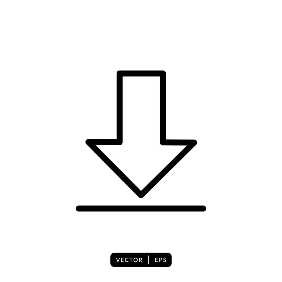 Download Icon Vector - Sign or Symbol