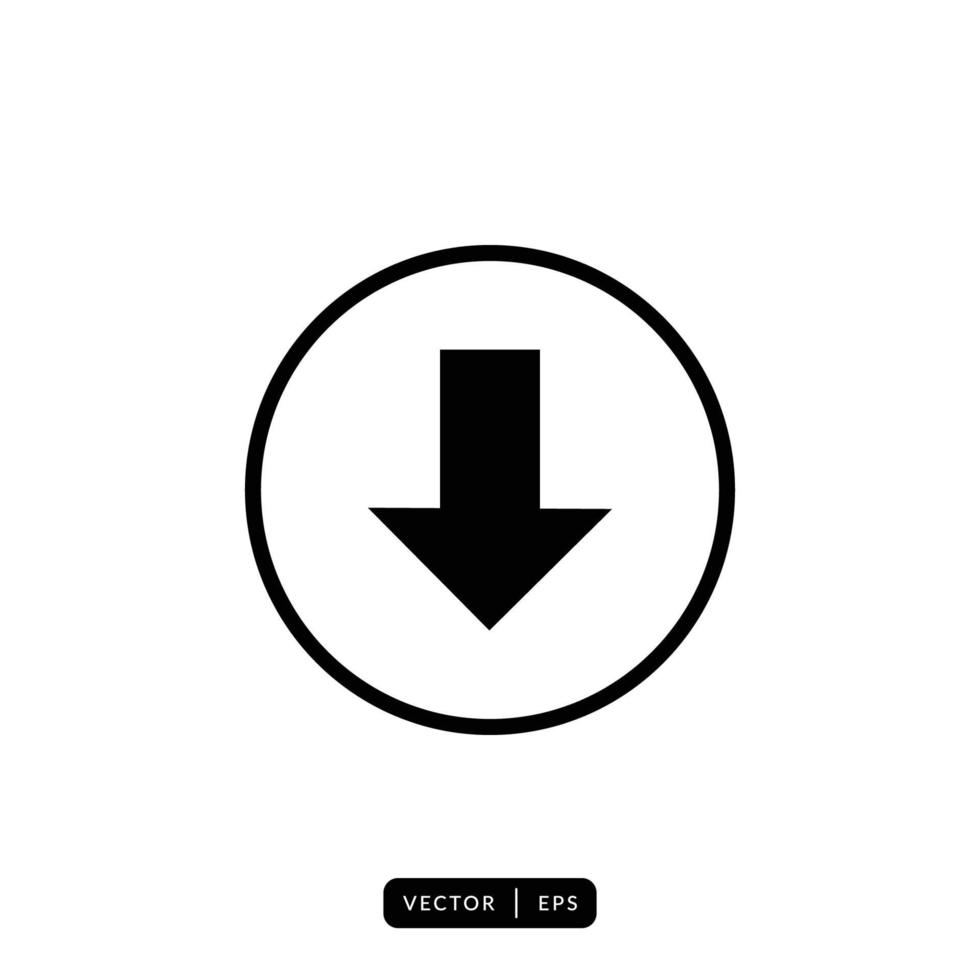 Download Icon Vector - Sign or Symbol