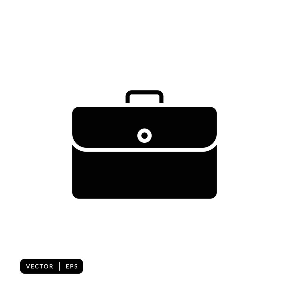 Briefcase Icon Vector - Sign or Symbol