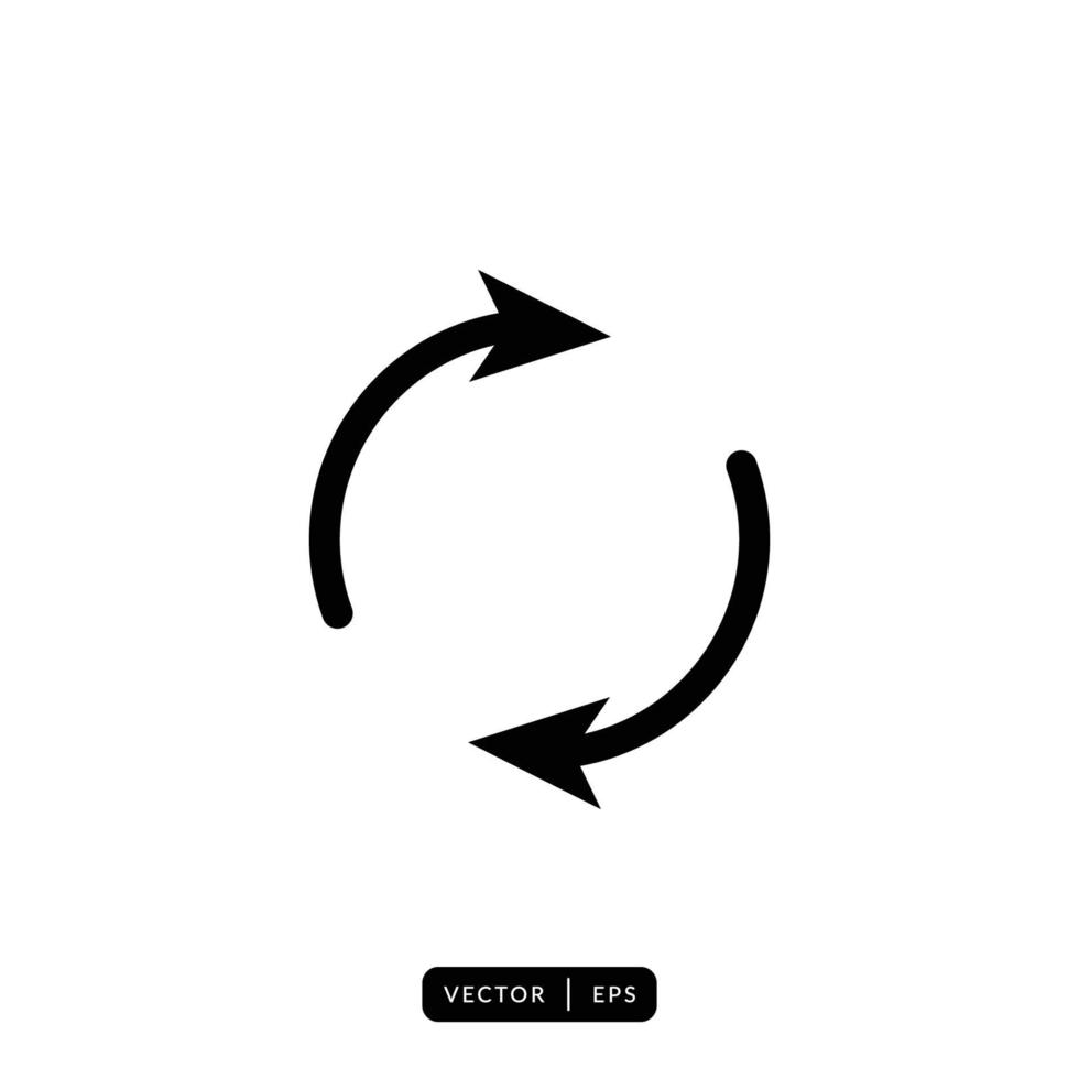 vector de icono de actualización - signo o símbolo
